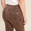 Pantalon magique L'Unique coupe bootcut marron cognac femme