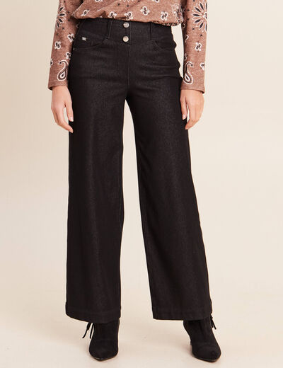 Jean denim noir femme