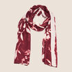 Foulard bordeaux femme