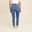 Jean ajusté taille haute denim double stone femme