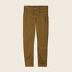 Pantalon enduit r&eacute;versible couleur bronze femme
