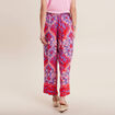 Pantalon flou rouge femme
