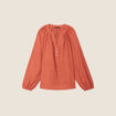 Blouse manches longues vieux rose femme