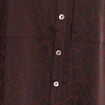 Chemise manches longues marron femme