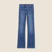 Jean bootcut taille standard denim stone femme