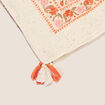 Foulard rouge corail femme
