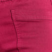 Pantalon coupe mom 7/8&egrave;me rouge fonc&eacute; femme