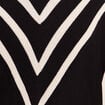 Pull col v noir femme