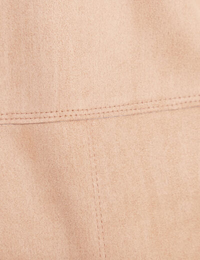 Veste r&eacute;versible cintr&eacute;e sans manches beige femme