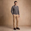 Pantalon Magique Monsieur le Leger chino beige femme