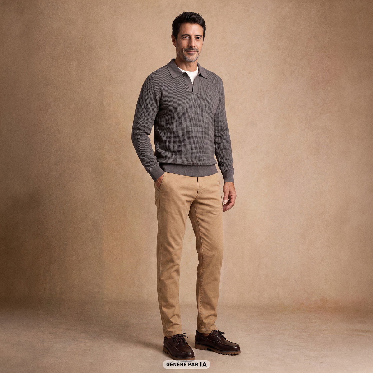 Pantalon Magique Monsieur le Leger chino beige femme