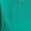 T-shirt bi-mati&egrave;re manches courtes vert menthe femme