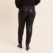 Pantalon magique Le L&eacute;ger enduit noir femme