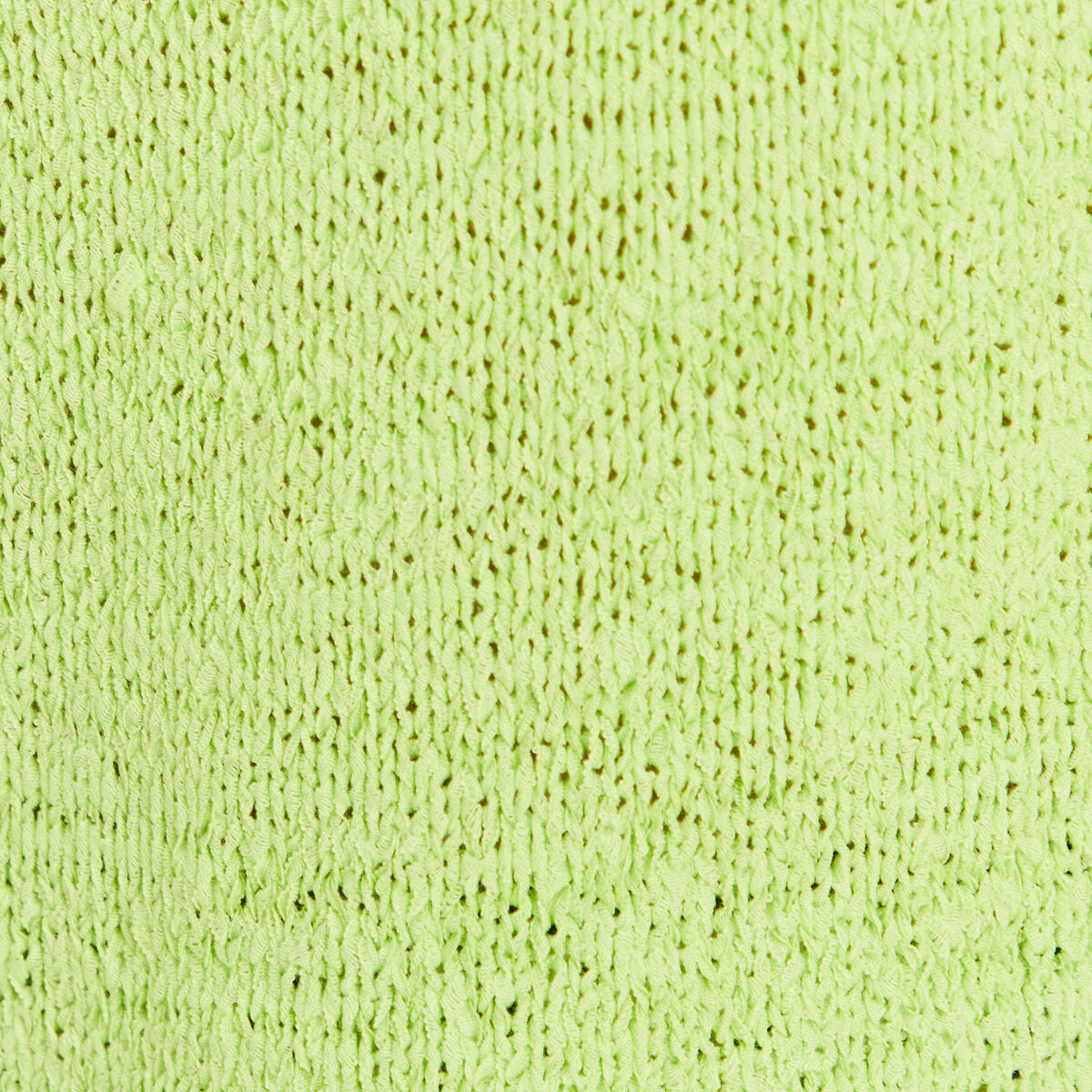 Débardeur tricot sans manches vert anis femme