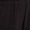 Pantalon large taille haute noir femme