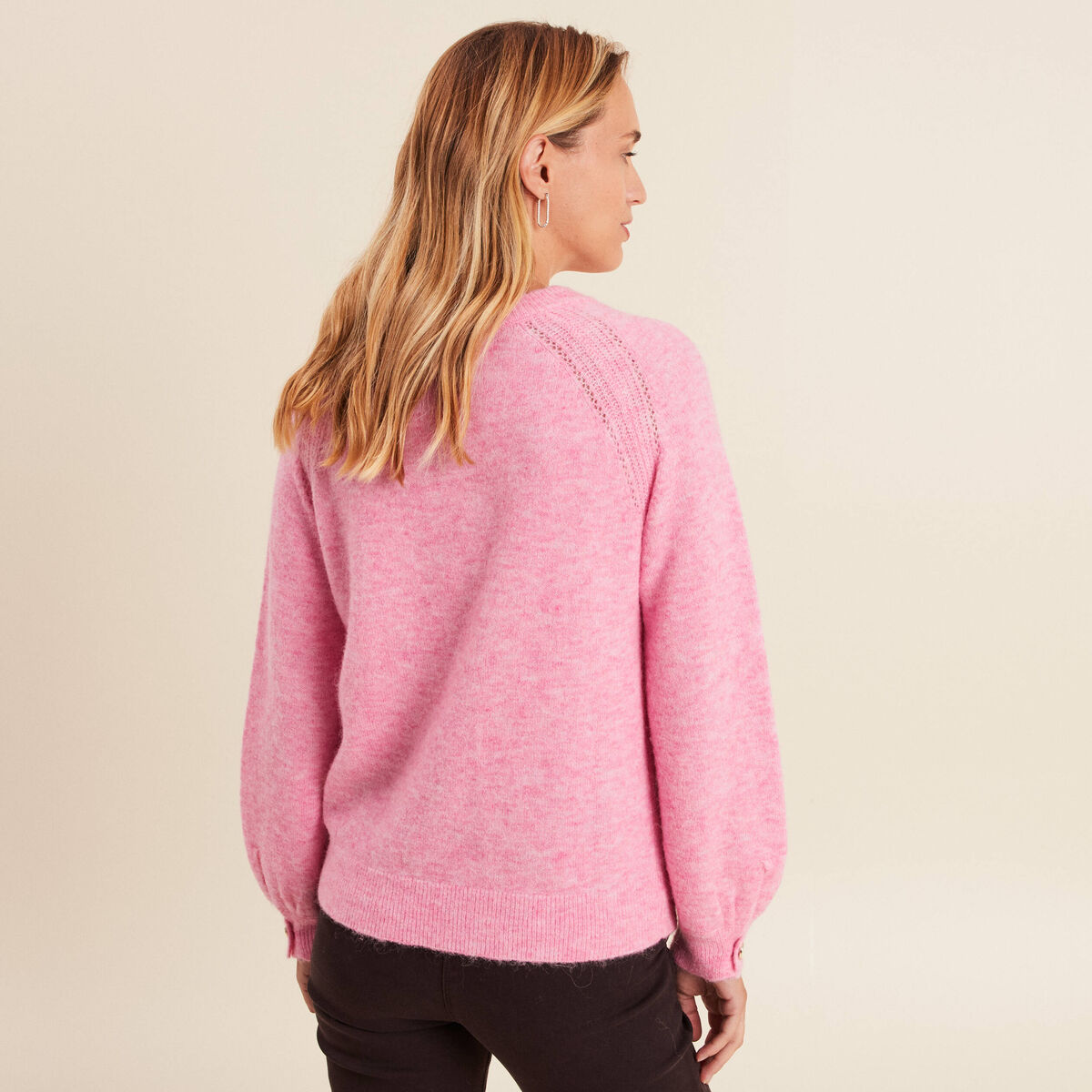 Pull Fille E-vie Angel Rose, Col Rond, Manches Longues, Taille 6 Ans, Très Bon état