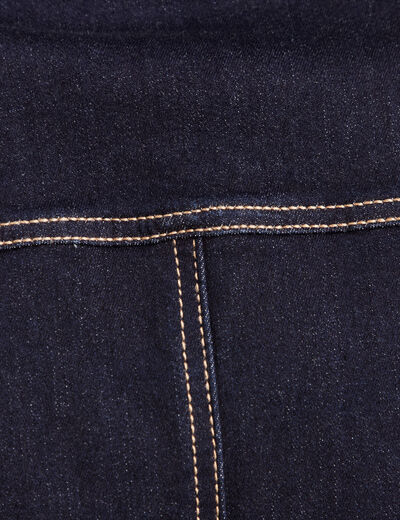 Robe droite en jean denim brut femme