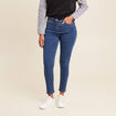 Jeans léger taille standard 7/8ème denim double stone femme