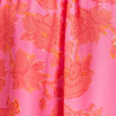 Robe ample courte sans manches doubl&eacute;e rose femme
