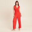 Combinaison pantalon rouge femme