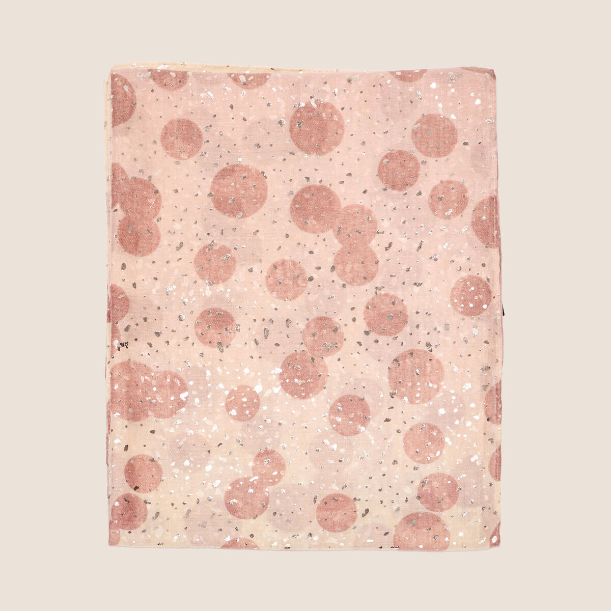 Foulard vieux rose femme