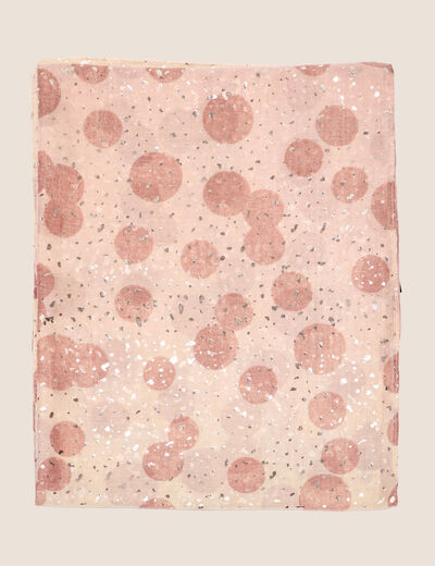 Foulard vieux rose femme