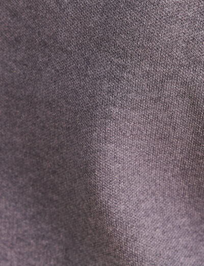 Cardigan col camionneur gris fonc&eacute; femme