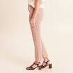 Jean bootcut taille haute marron clair femme