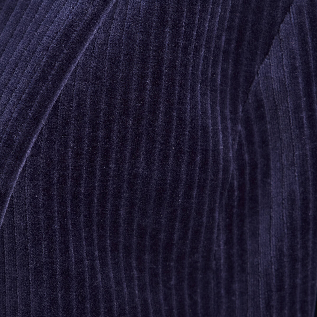 Veste tailleur velours bleu marine femme