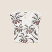 T-shirt col v manches courtes ecru femme