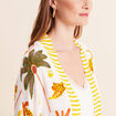 Kimono avec poches multicolore femme