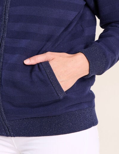 Gilet r&eacute;versible esprit bomber blanc femme
