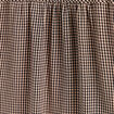 Chemise ample col rond manches longues noir femme