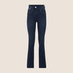 Jean droit denim brut femme