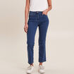 Jean magique Le L&eacute;ger coupe droite denim double stone femme