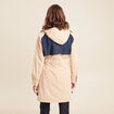 trench cintré avec capuche doublé beige femme