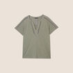 T-shirt manches courtes vert clair femme