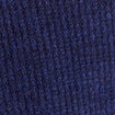 Gilet sans manches aspect laineux bleu marine femme