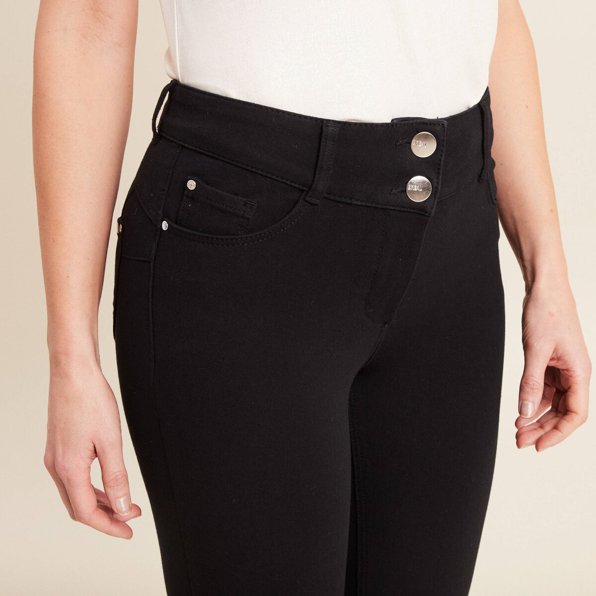 Pantalon magique le Sculptant coupe slim noir femme