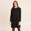 Robe chasuble noir femme