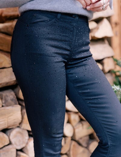 Pantalon magique Le L&eacute;ger coupe ajust&eacute;e noir femme
