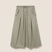 Jupe doubl&eacute;e vert clair femme
