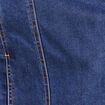 Veste ajust&eacute;e en jean col biker denim stone femme