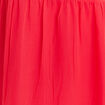 Robe longue &eacute;vas&eacute;e volants rouge femme