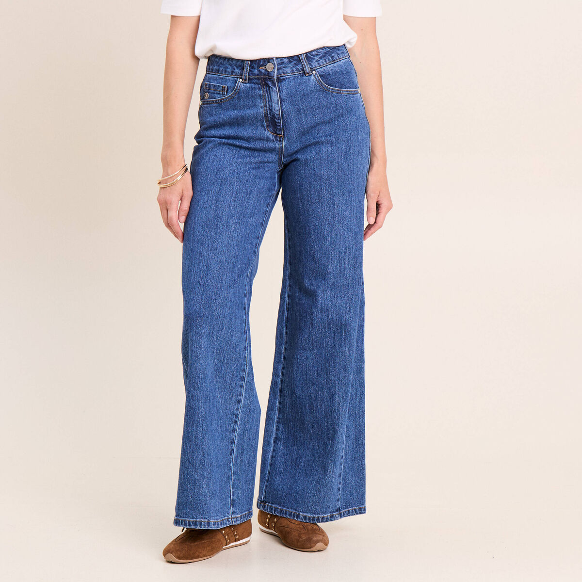 Jean denim stone femme