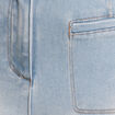 Jean droit taille haute 7/8&egrave;me denim double stone femme