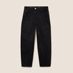 Pantalon magique coupe barrel l'Unique noir femme