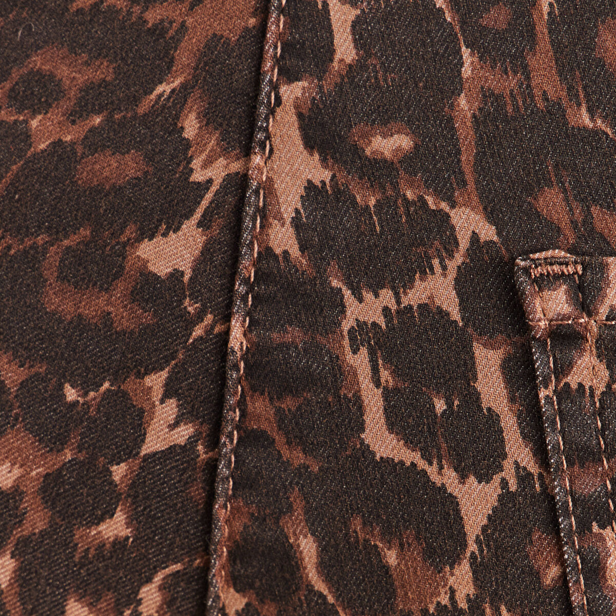 Pantalon magique Le L&eacute;ger coupe barrel marron cognac femme
