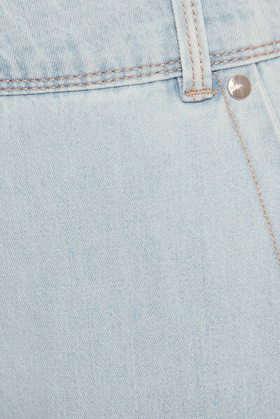Jean léger denim bleach femme