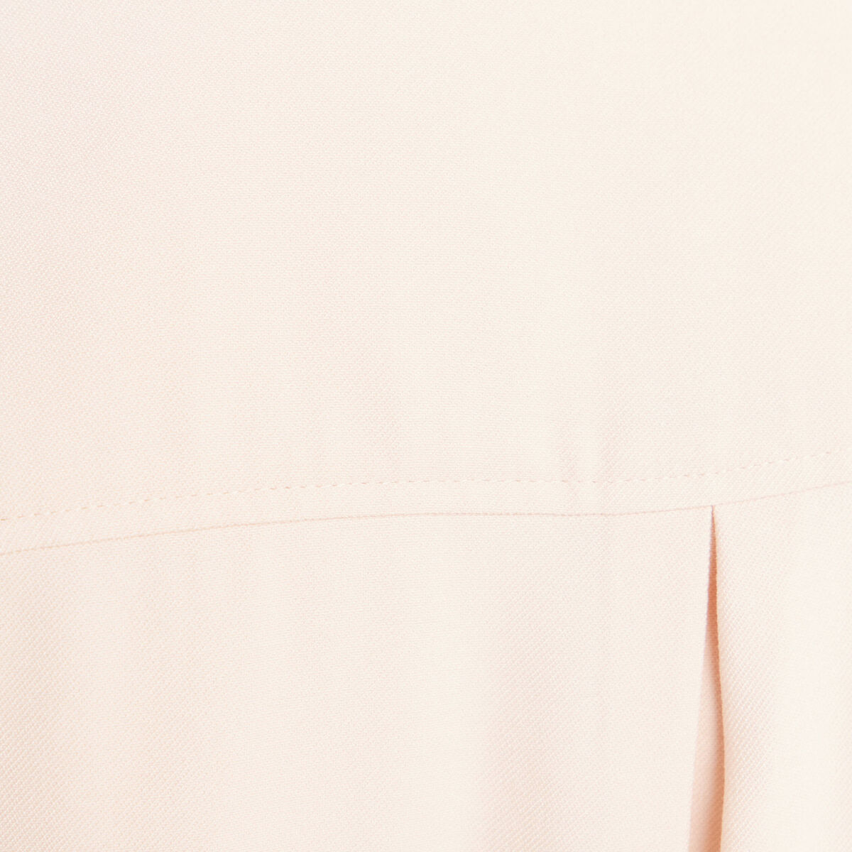 Chemise col chemise manches longues creme femme